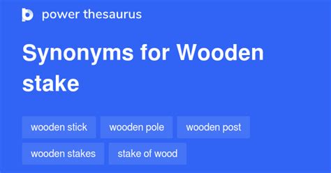 stake thesaurus.